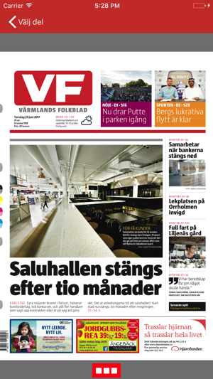 Värmlands Folkblad e-tidning(圖2)-速報App