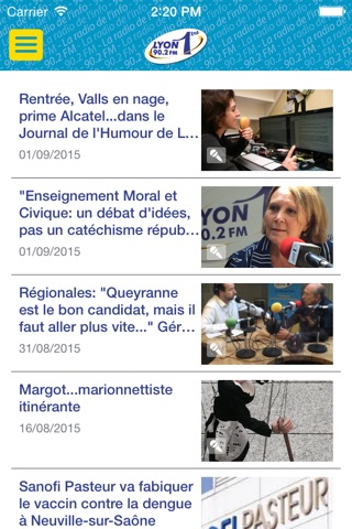 Lyon 1ère 90.2 screenshot 3