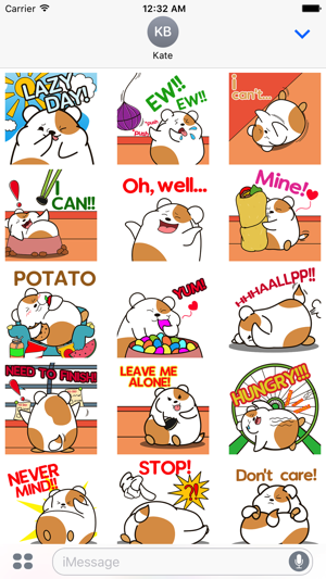 Animated Very Fat Hamster Stickers(圖1)-速報App