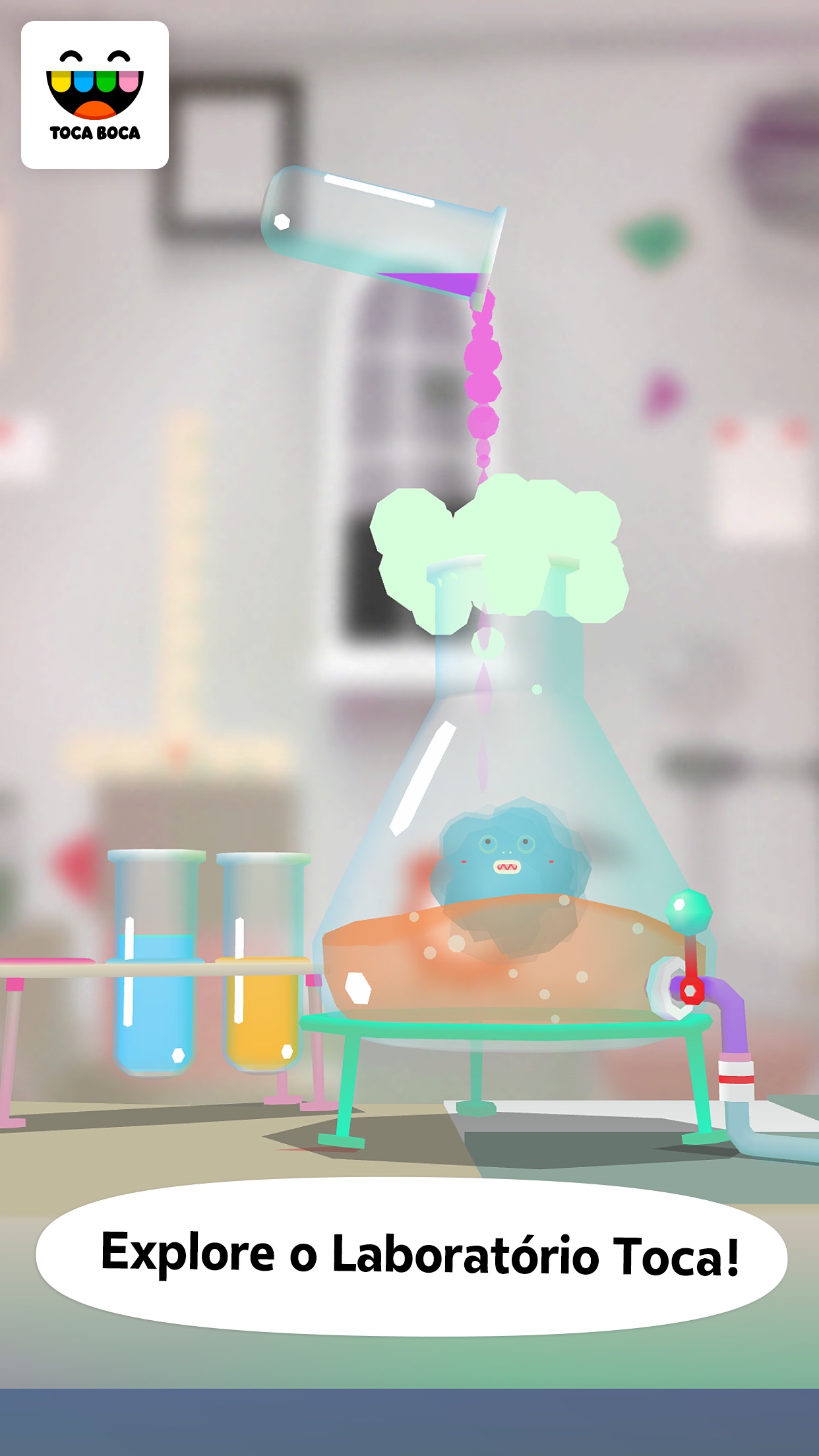 Screenshot do app Toca Lab: Elements