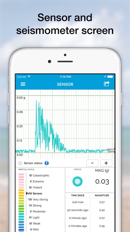 eQuake - Earthquake Alerts & Sensor Network screenshot-4