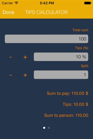Scientific Tipping Calculator & Unit Converter screenshot 3