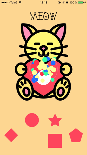 MEOW - learning shapes - kids & toddlers game(圖2)-速報App