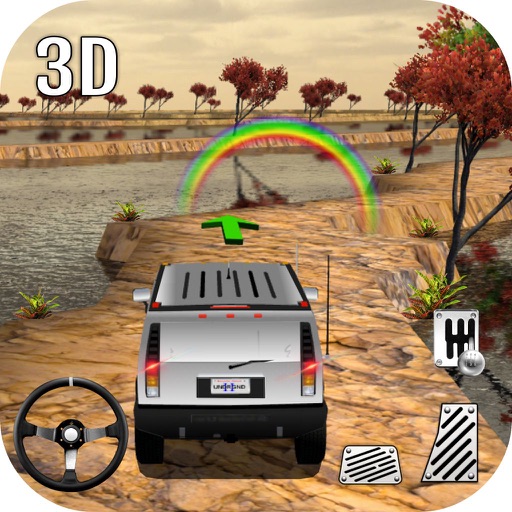 Uphill 4x4 Jeep Driving 3d