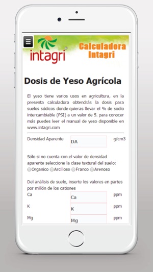 Calculadora Intagri(圖4)-速報App