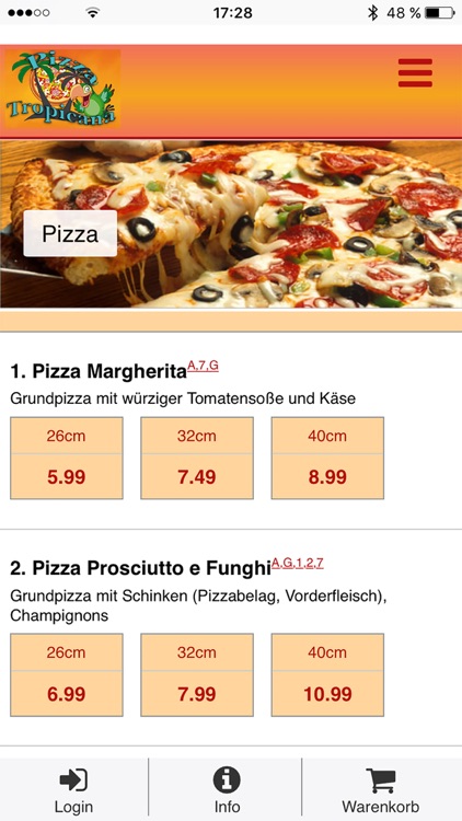 Pizza Tropicana