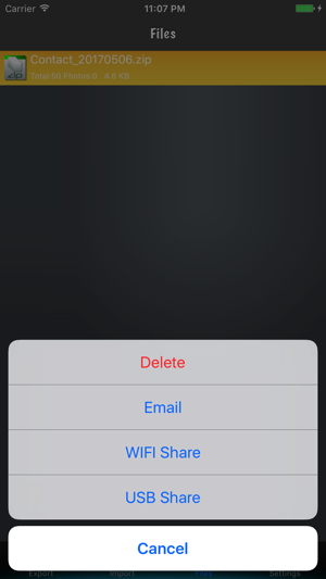 Export My Contacts Lite(圖4)-速報App