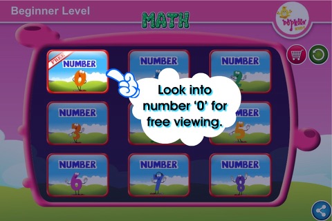 Look And Learn Math with Popkorn : Beginner Level screenshot 2