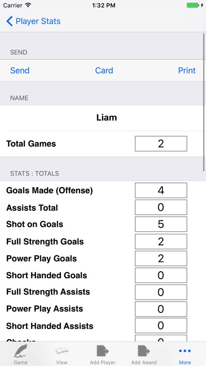Hockey Player Logbook, Stats, Team Tracking