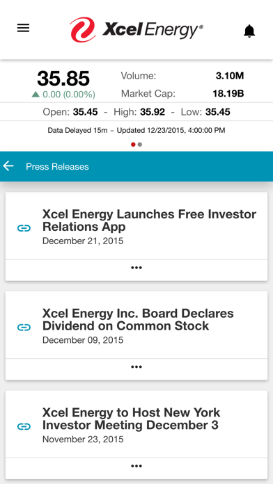 How to cancel & delete Xcel Energy Investor Relations from iphone & ipad 2