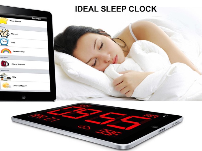 iDigital Big2 Alarm Clock - Biggest Time Display