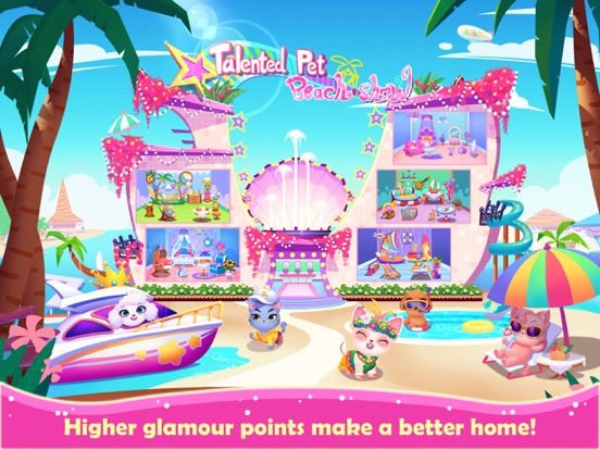 Игра Talented Pet Beach Show - Kids Games