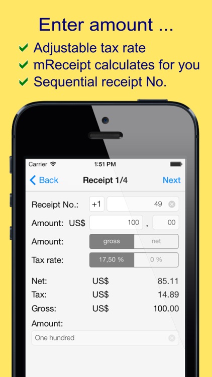 mReceipt Lite - The Receipt App