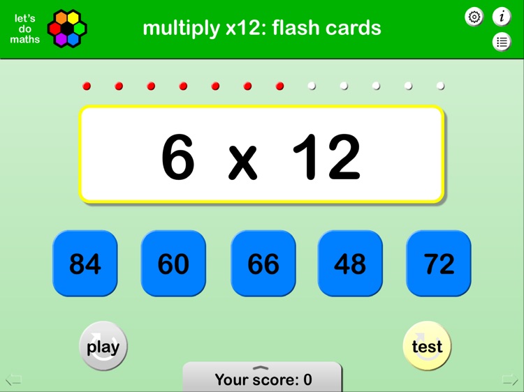 Multiplication facts x2 to x10 screenshot-3