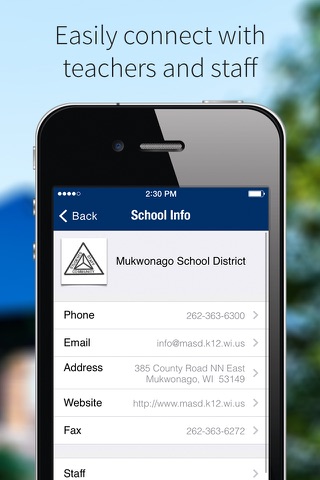 Mukwonago Area School District screenshot 2