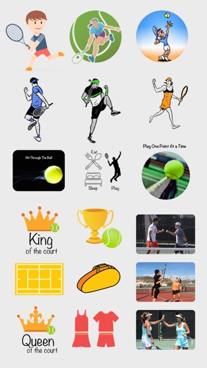 Fun Tennis Stickers(圖1)-速報App