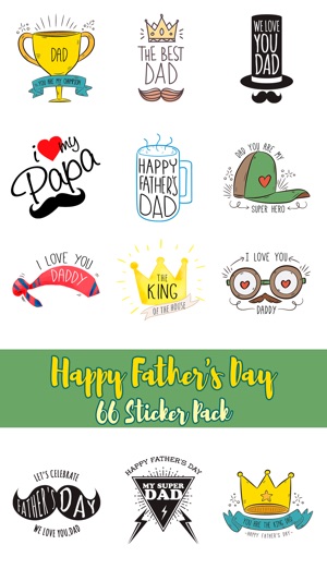 Happy Fathers Day - Stickers Pack