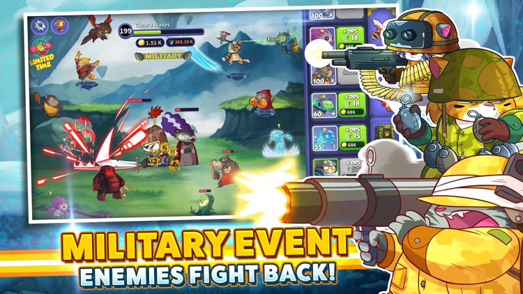 Tap Cats: Idle Warfare