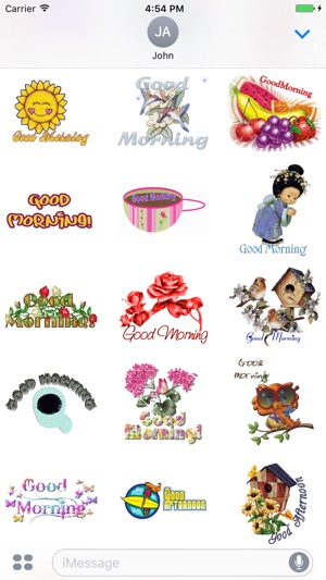 Animated Good Morning & Afternoon & Night Stickers(圖2)-速報App