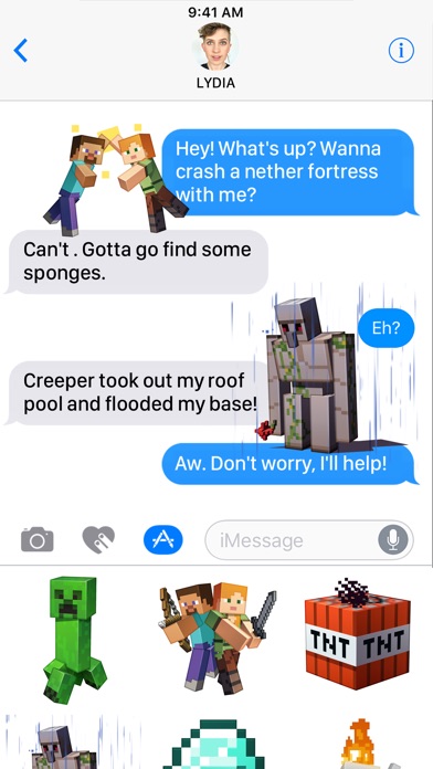 Minecraft Sticker Pack Screenshot