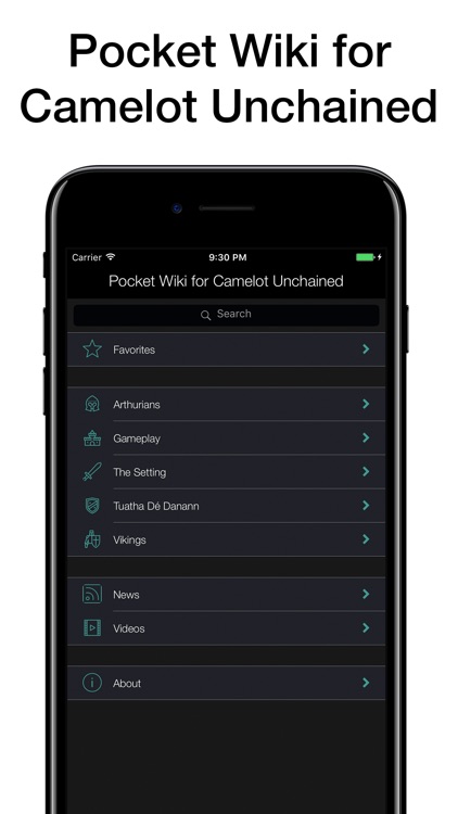 Pocket Wiki for Camelot Unchained