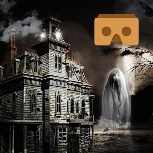 VR Haunted House Horror Reality Experience Icon