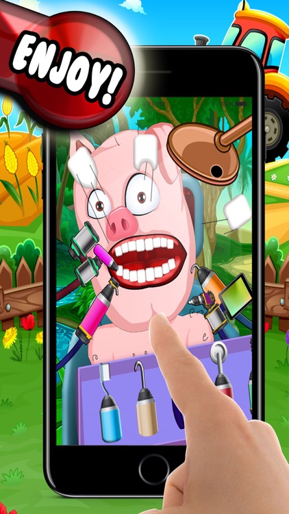 Pig Dentist Game: Fix Cavities