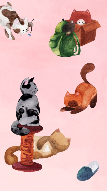 Watercolor Cats