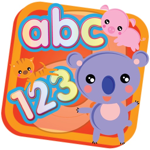 pet abc 123 tracing book : write alphabet & number icon