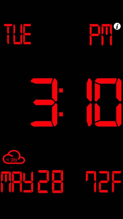 iDigital Big2 Alarm Clock - Biggest Time Display