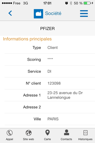 INES CRM screenshot 2