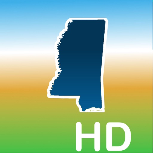 Aqua Map Mississippi MS Lakes HD - Nautical Charts