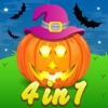 Four in One Halloween Activity Bundle for Kids