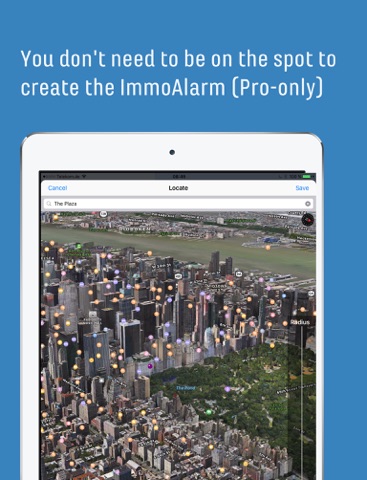 Скриншот из ImmoAlarm Pro