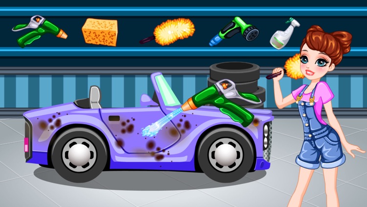 Washing Car For Shopping-Repair Master