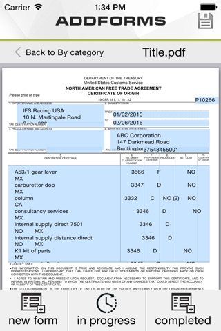 AddForms screenshot 3