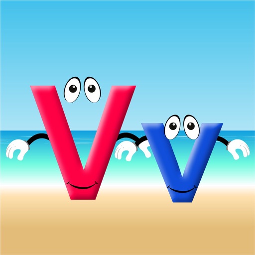 Letter Vv on a Holiday icon