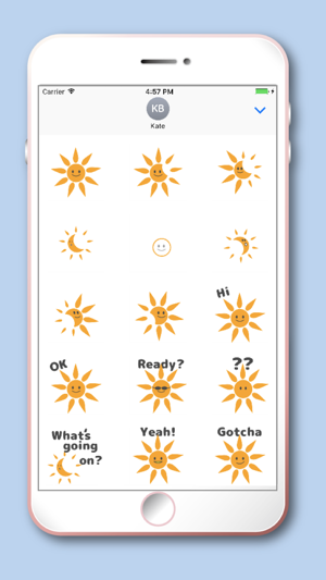 Solar Eclipse Cute Sun Emoji(圖2)-速報App