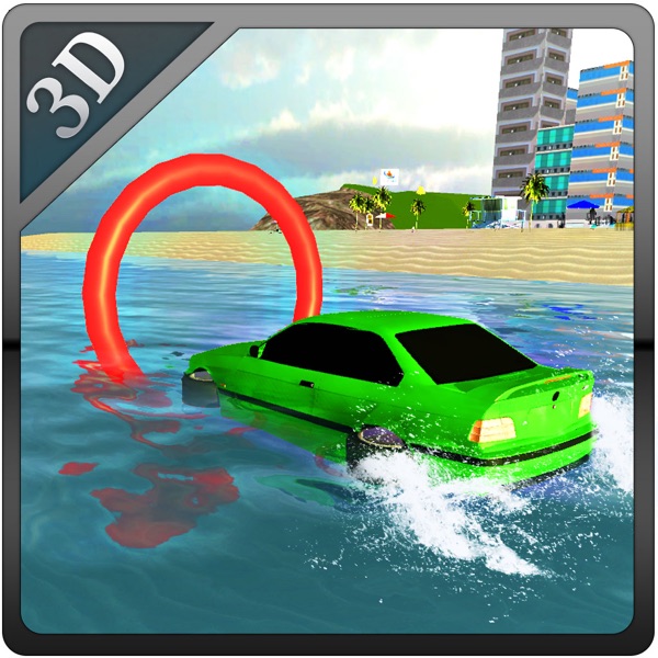 Water Surfer Car Driving - Underwater Racing