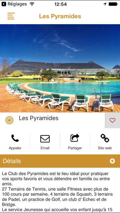Les Pyramides Sports & Loisirs screenshot 3