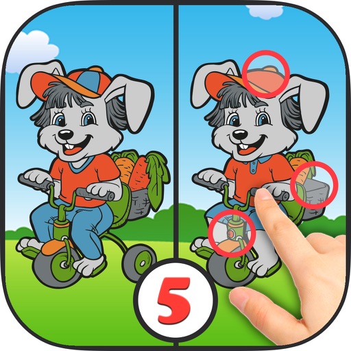 Spot the differences puzzle game 2 – Coloring book iOS App