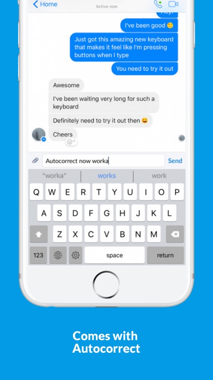 Haptic Keyboard for iPhone 7 screenshot-3