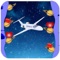 plane flying Adventure on sky Flying Collect coins in the sky and do not let the plane collide with the planets