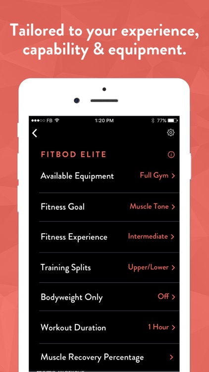 Fitbod Workout Log: Strength Lifting Bodybuilding screenshot-4