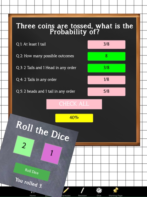 Mathematics Probability Quiz