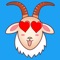 Send cute Goat stickers
