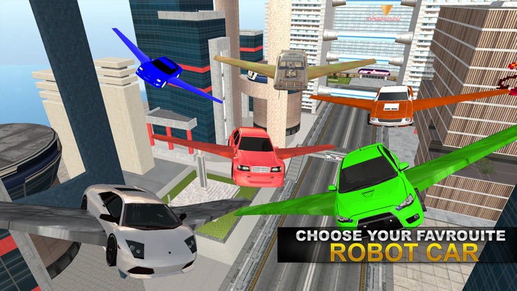 Real Robot Fighting VS Flying Car Games screenshot-4