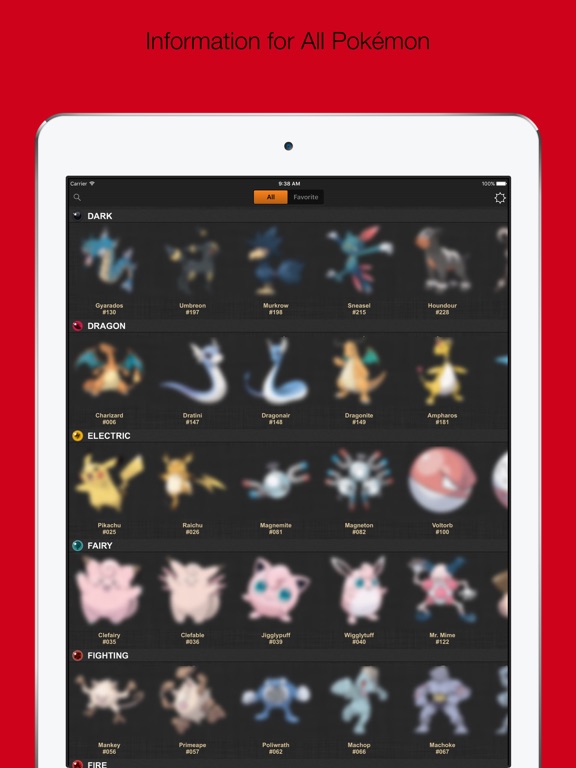 PokePro-Pokedex Guide for Pokemon Screenshots