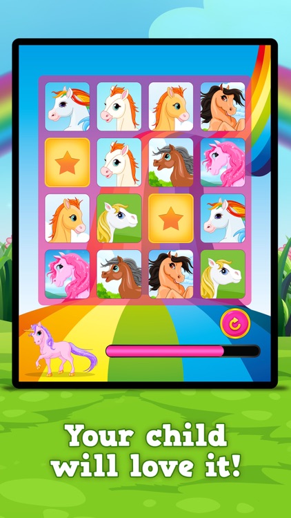 Pony and Unicorn : Matching Games