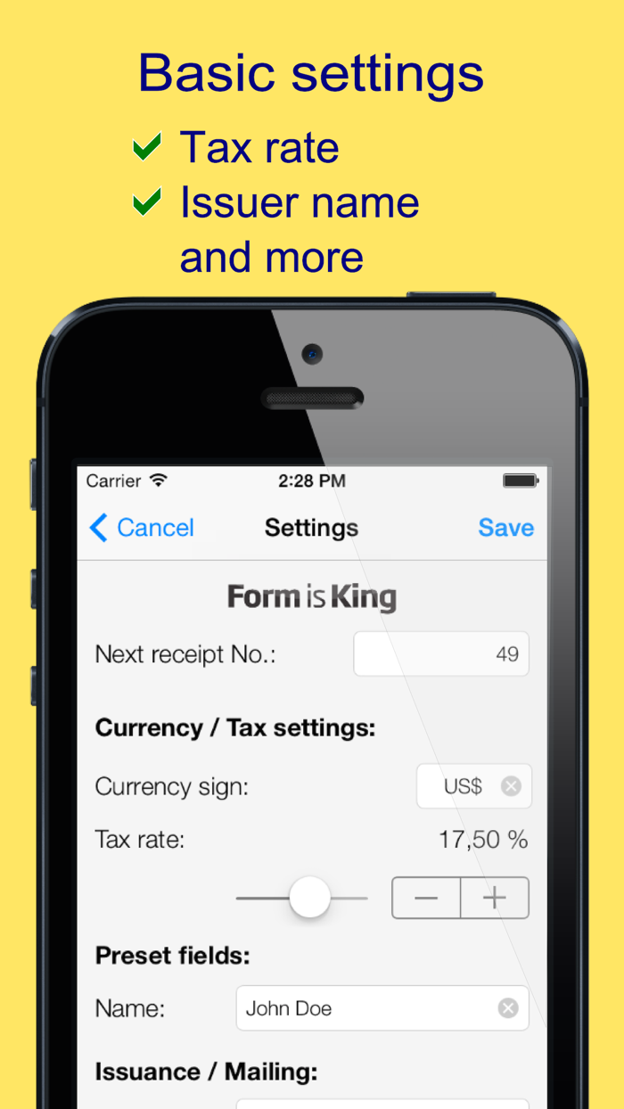 mReceipt Lite - The Receipt App